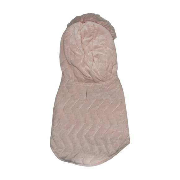 NWT Top Paw Pink Fur Faux Velvet Jacket Hoodie Hooded Outerwear Dog S - Picture 1 of 7